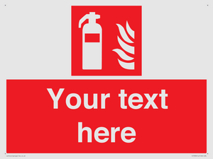 Custom Fire extinguisher Sign